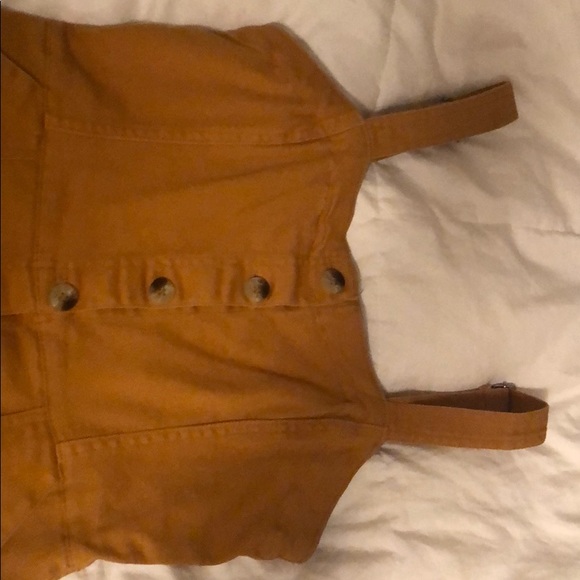 Denim mustard dress - Picture 4 of 9